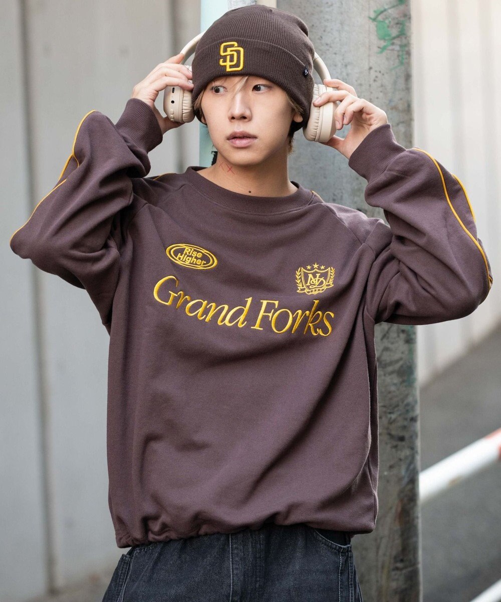 WEGO 【ユニセックス着用ITEM】ショートドロストラインプルオーバー 