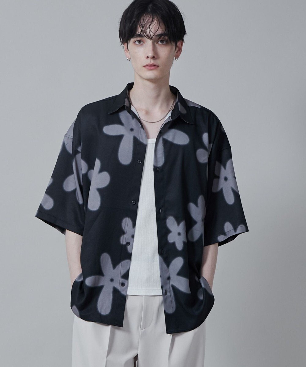 WEGO アムンゼンパターンBIGシャツ（S） 