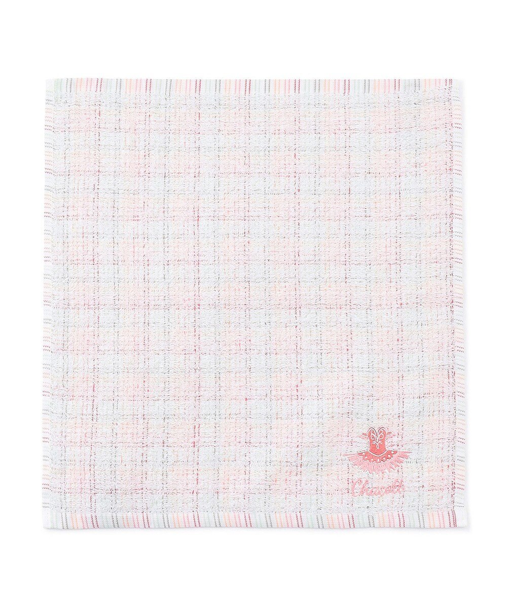 Chacott チェック柄ハンドタオル 