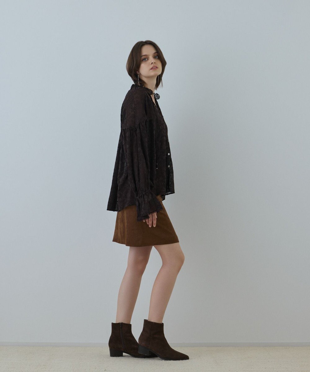 GRACE CONTINENTAL パッチワークミニスカート 