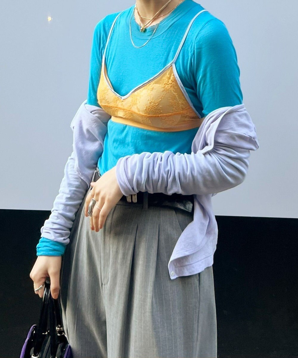 WACOAL [GOCOCi/ワコール] ノンワイヤーブラ ハーフトップ 【cooomy.(クーミー)】 ナチュラルなバストライン アウターとしても着用可 ブラトップ ゴコチ レディース CGG245 /ワコール 