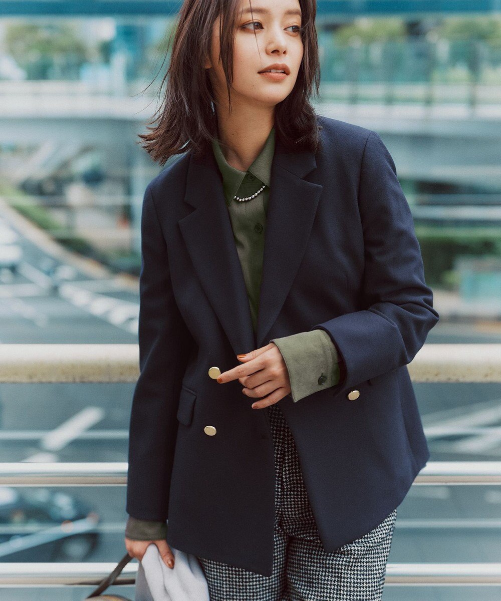 ANY SIS S ビューティサーモ2WAYストレッチ テーラードジャケット 