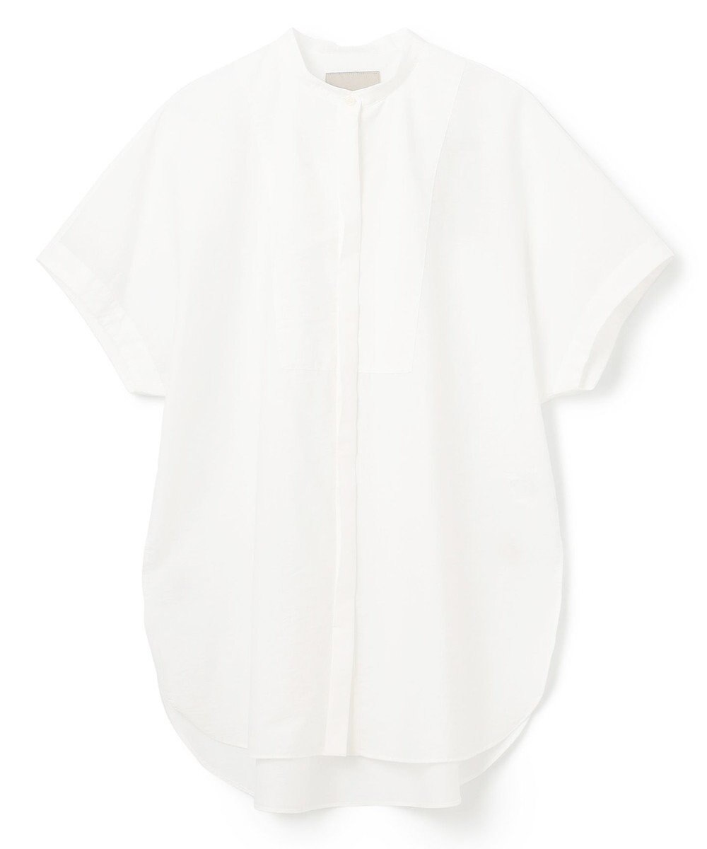 UNFILO L ワッシャーブロード ブザムロングシャツ 