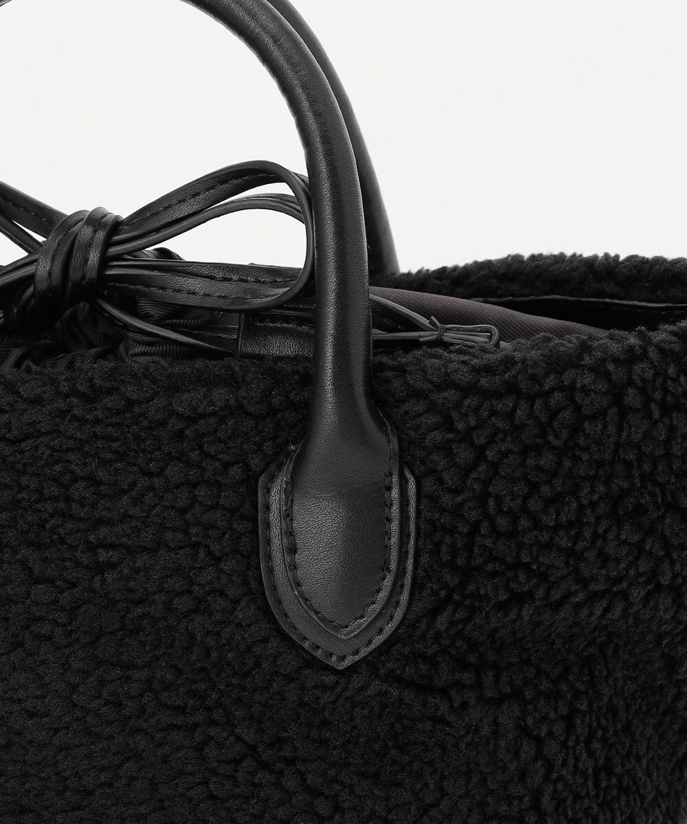 LA BAGAGERIE エコファー　バケツハンドバッグ 