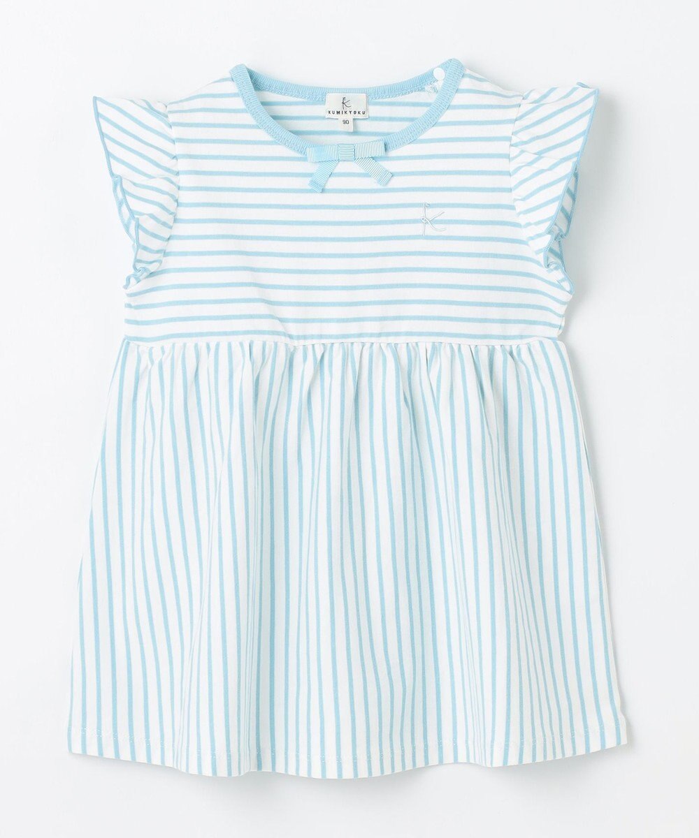 組曲 KIDS 【80-100㎝】マリンボーダー チュニック 