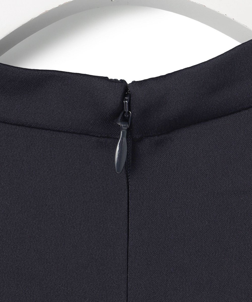 ICB L アセテートダブルサテン ランタンスリーブブラウス 