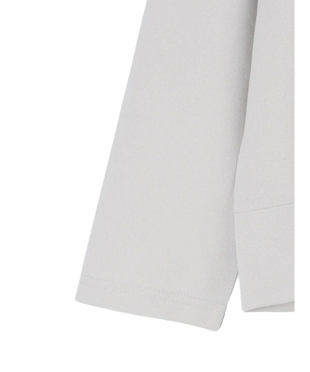 Green Parks カットジョーゼットドットボタンカーディガン 