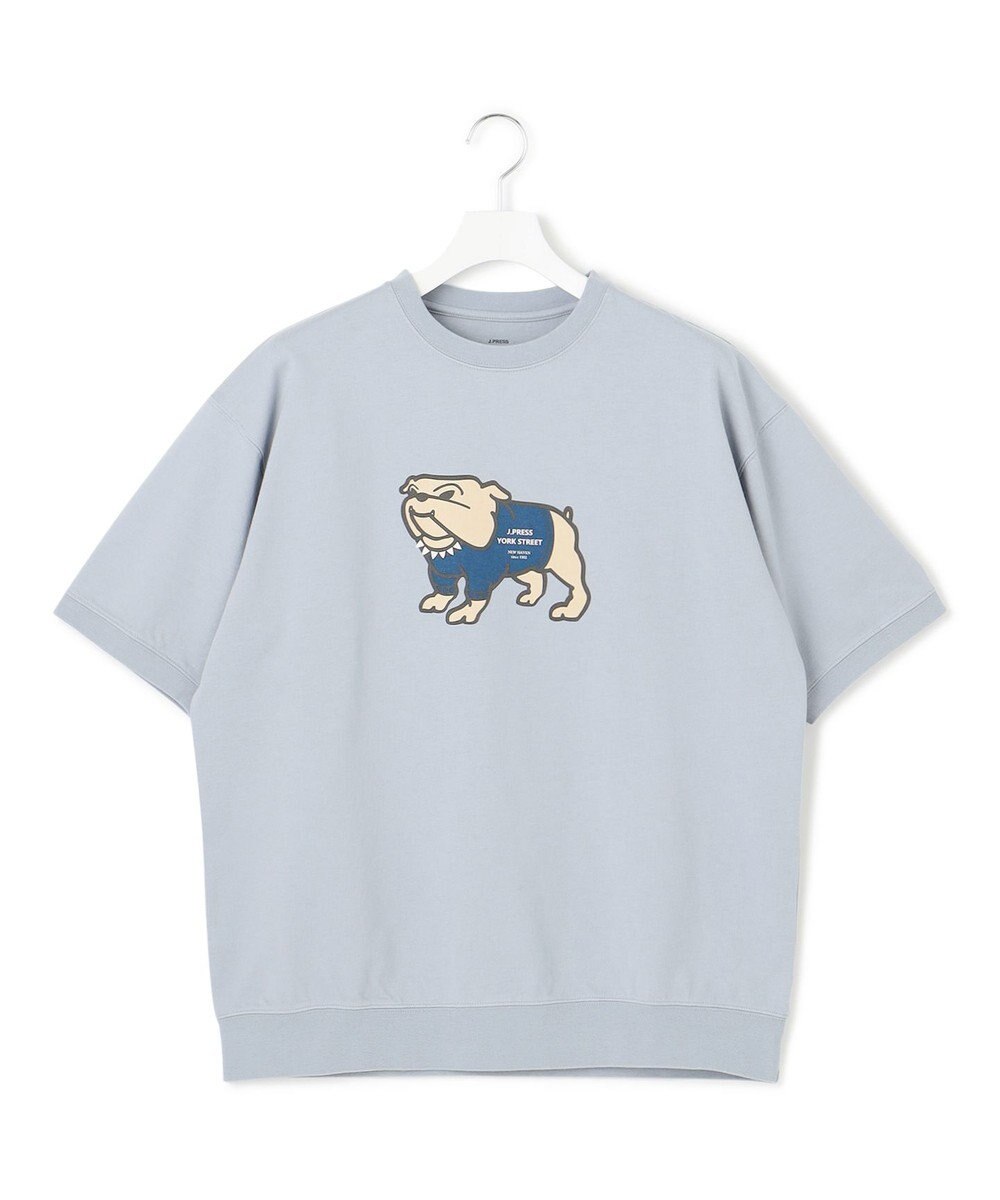 J.PRESS YORK STREET 【UNISEX】ブルドッグプリントTシャツ 