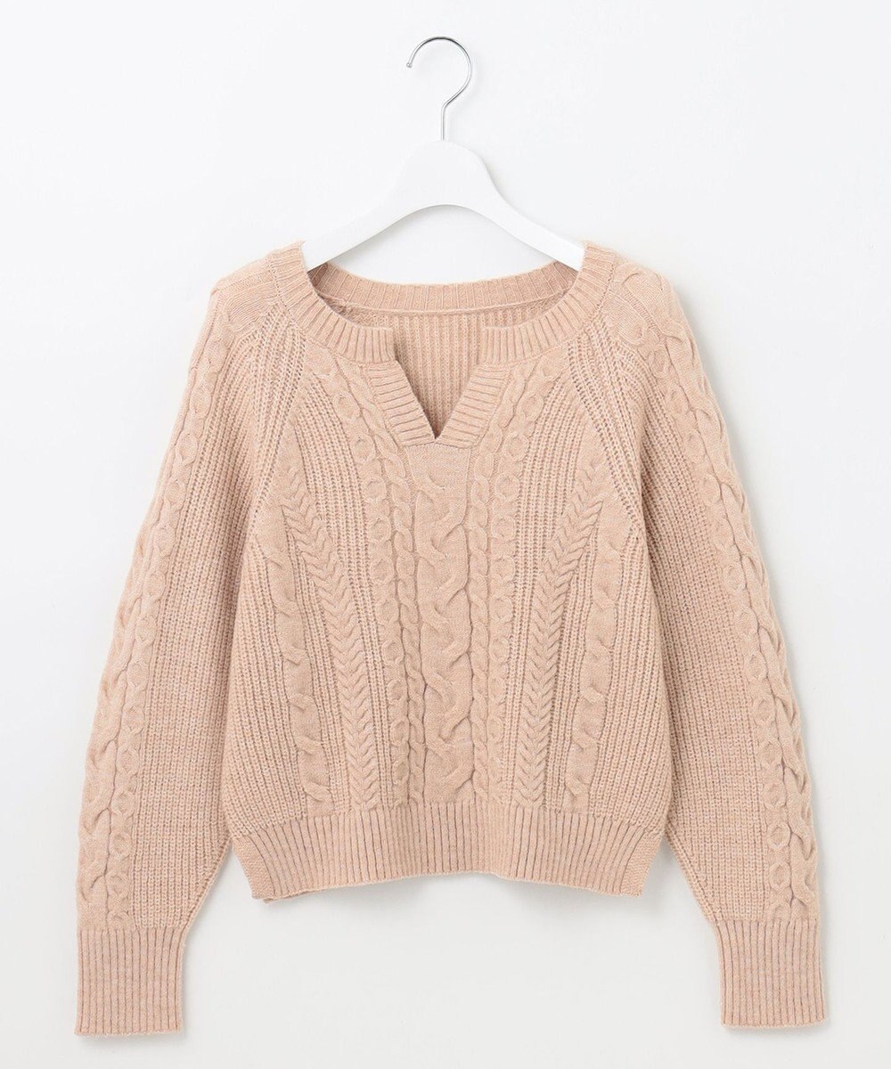 Feroux 【セットアイテム】ケーブルニット セットアップ 