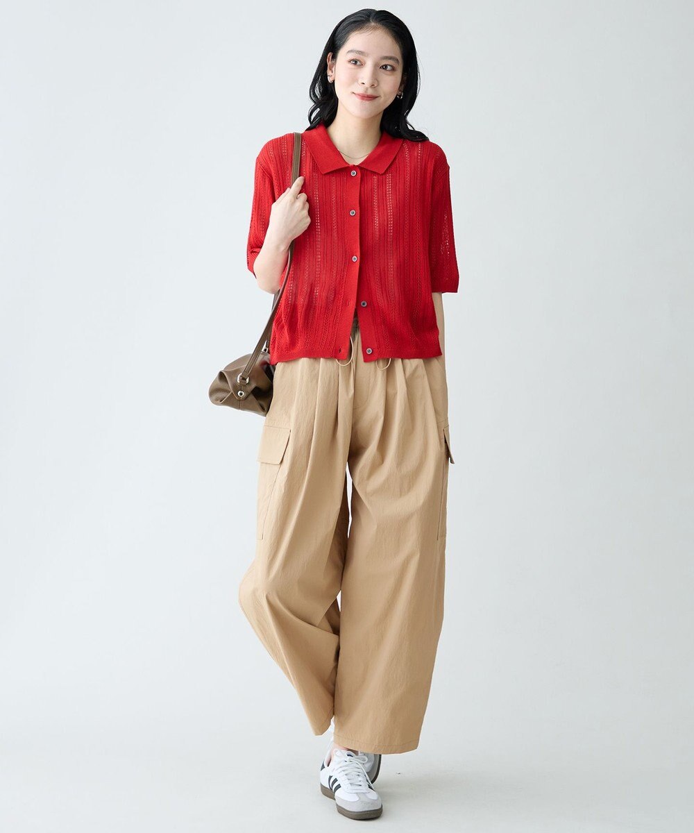 ANY 筒形ショルダーバッグ 