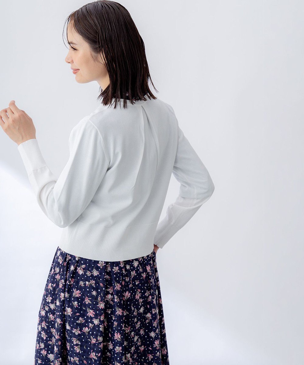 組曲 フラワーメタル ニット カーディガン 