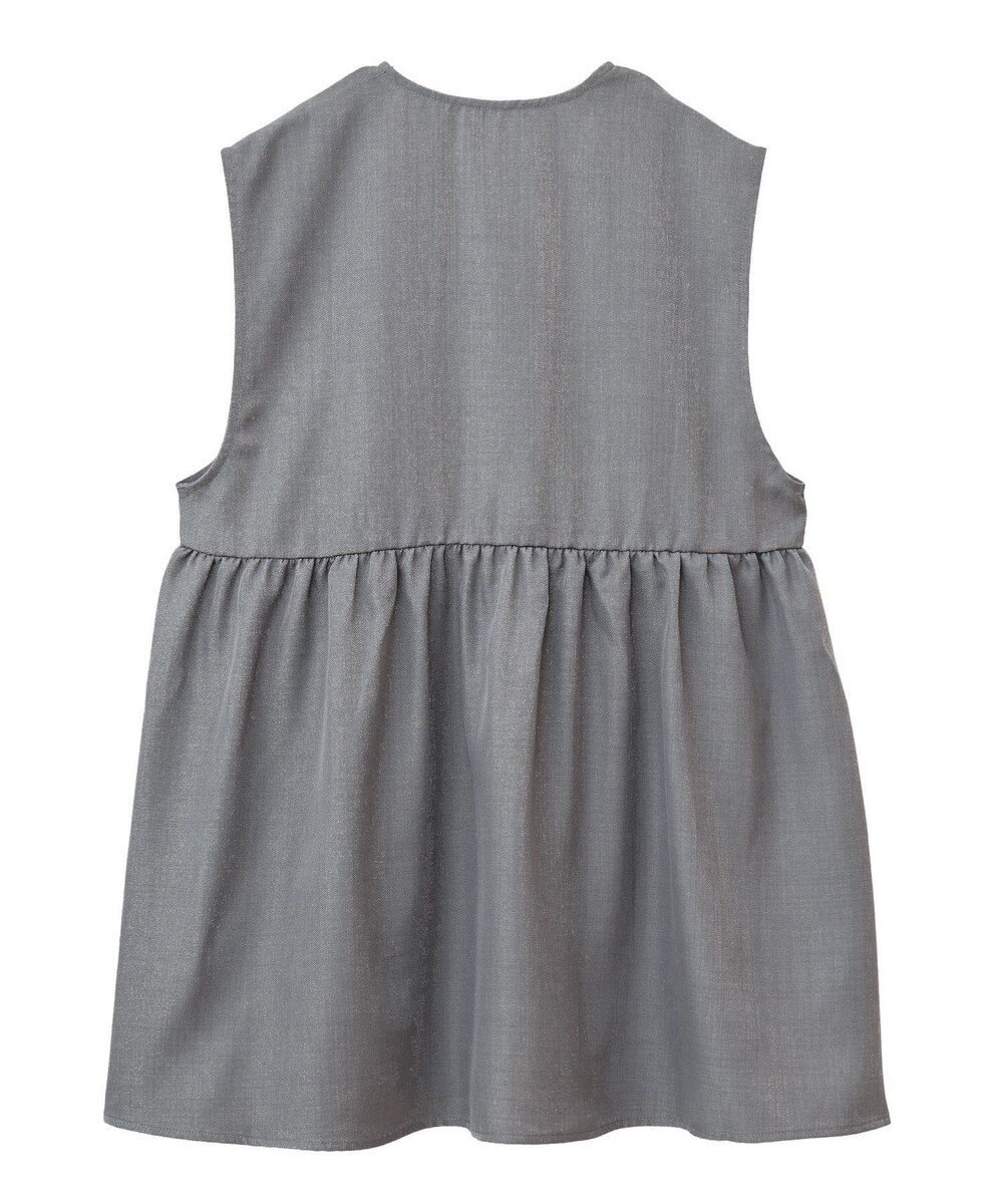 Green Parks 麻調ミディ丈ＺＩＰベスト 