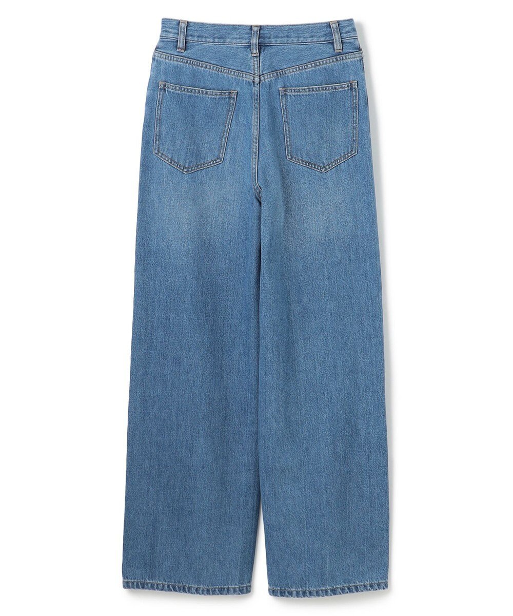 BEIGE， 【洗える】NAVIGLIO / フルレングスデニムバギーパンツ 