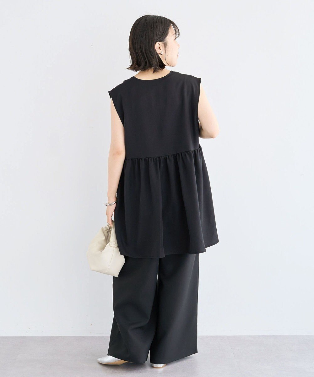 Green Parks 麻調ミディ丈ＺＩＰベスト 