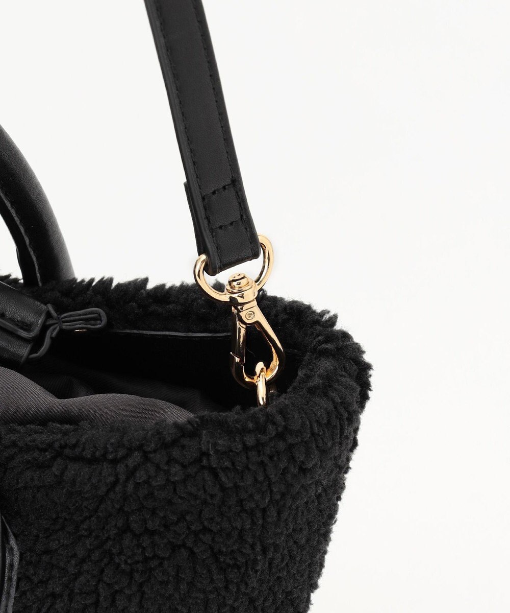 LA BAGAGERIE エコファー　バケツハンドバッグ 