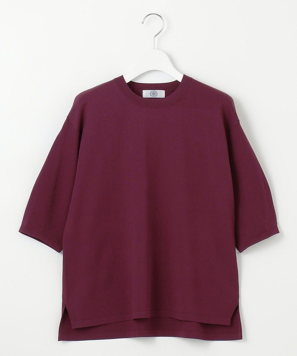 J.PRESS LADIES 【洗える】 レーヨンエリートストレッチ パフスリーブ ニット 