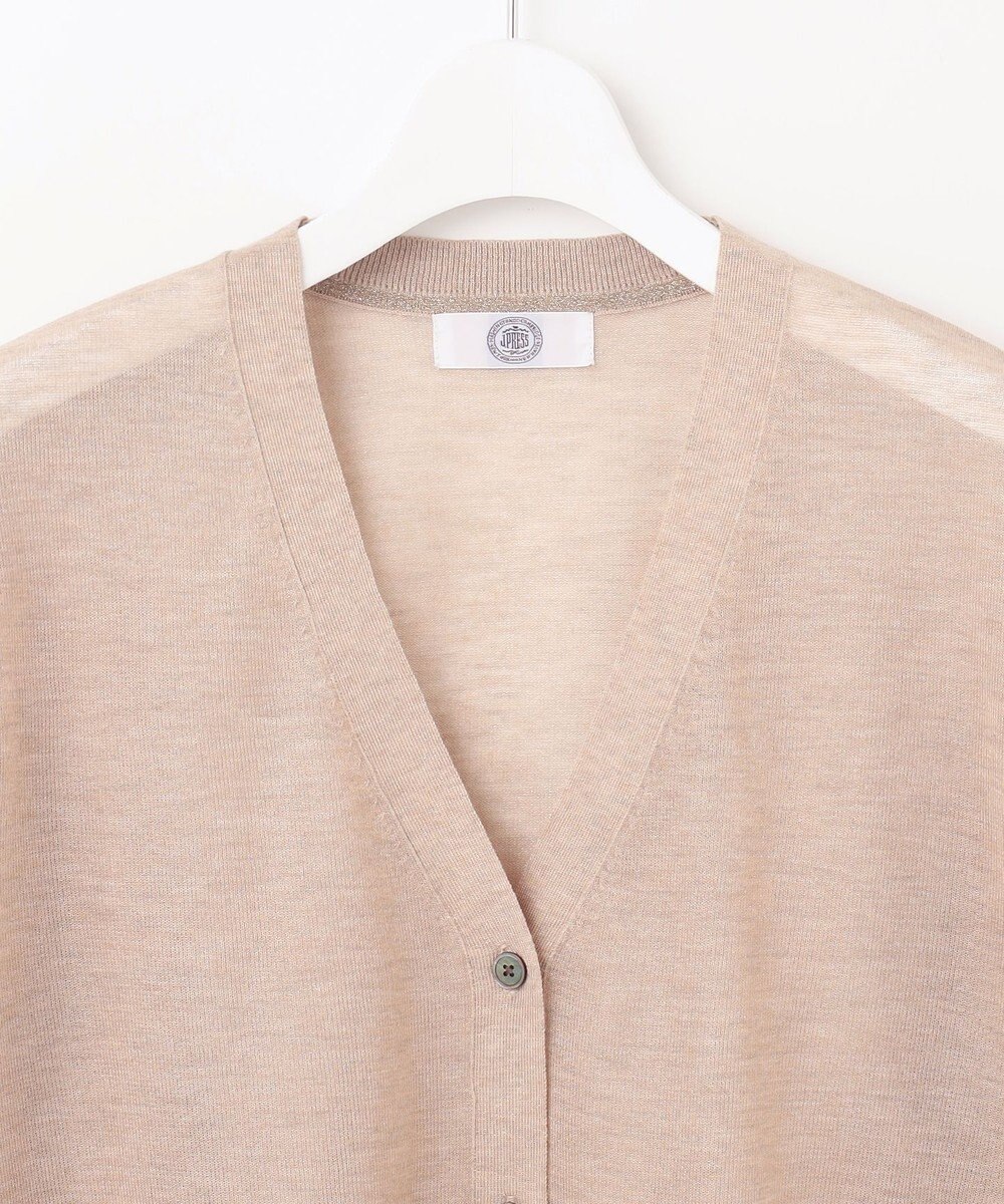 J.PRESS LADIES L 【WEB限定カラーあり・洗える】Vis/Peスパーク シアー カーディガン 