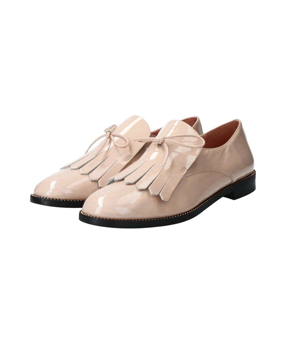 INTER-CHAUSSURES 【INTER-CHAUSSURES】レースリボンエナメルキルトシューズ 