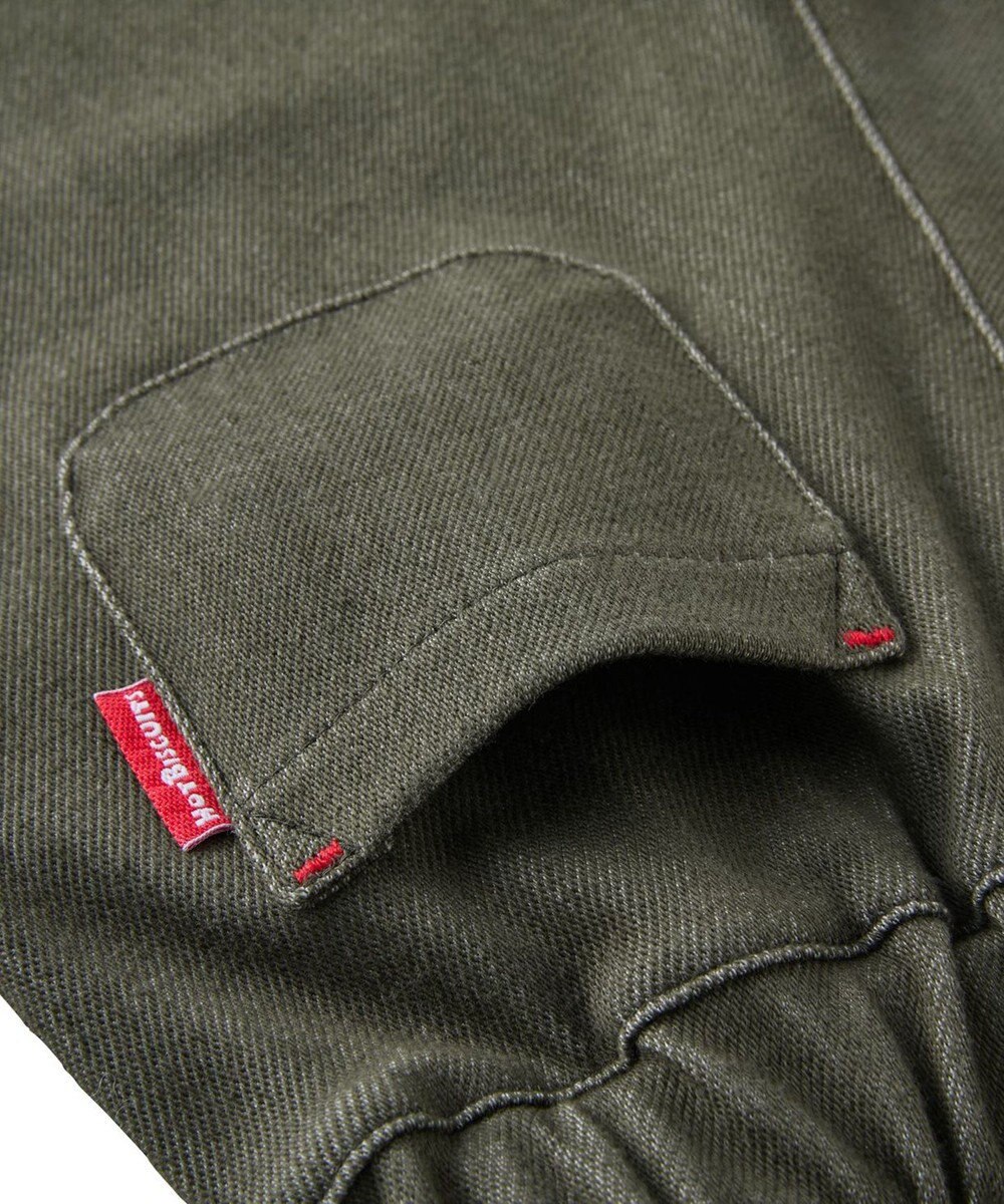 MIKI HOUSE HOT BISCUITS 【80-120cm】【Everyday Series】ワンポイント ストレッチ6分丈パンツ 