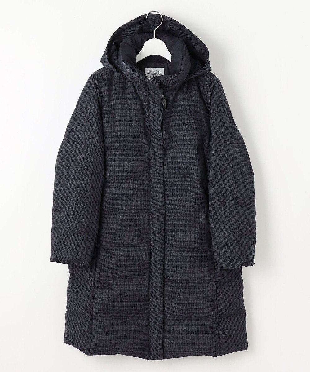 J.PRESS LADIES S 千鳥&グレンチェック ロング ダウン コート 