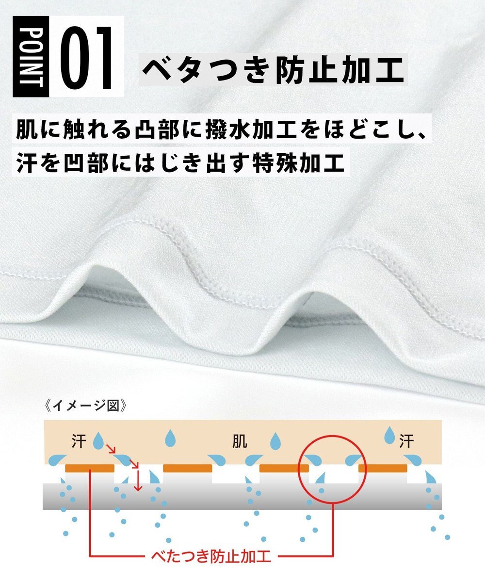 CW-X 【MEN】 CW-X 機能性トップス 汗対策インナー 半袖 3分袖 Ｕネック べたつき防止加工 通気性(本体) メンズ CHO045 /ワコール 