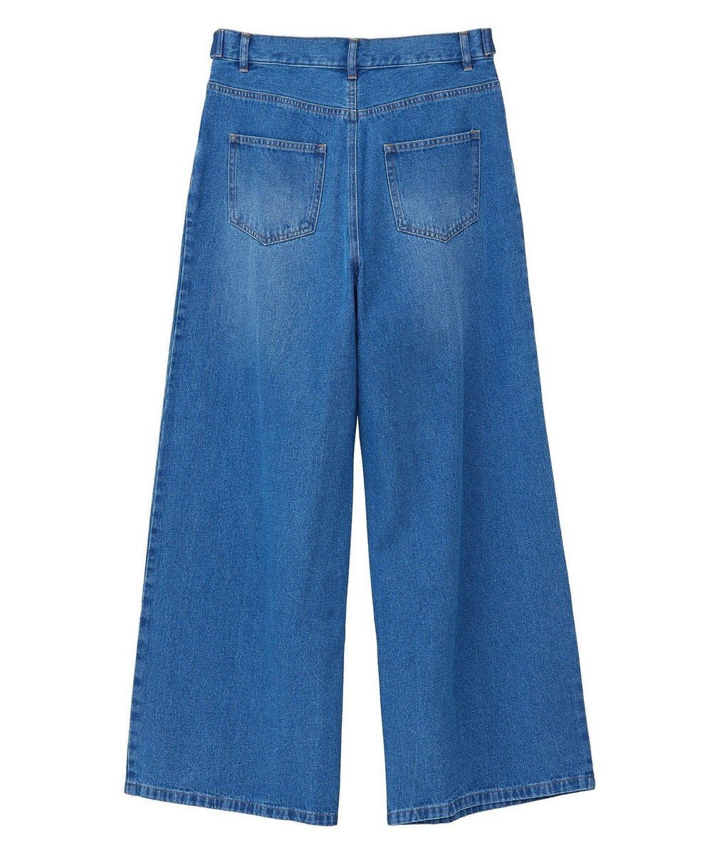 Green Parks ・ＳＵＧＡＲ　ＳＰＯＯＮ　デニムタックワイドパンツ 