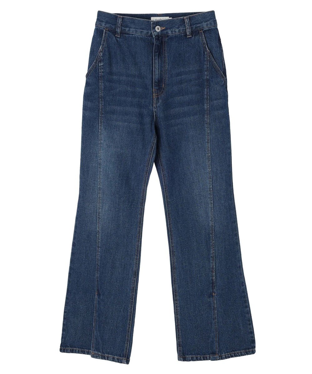 earth music&ecology センタースリットデニムパンツ 