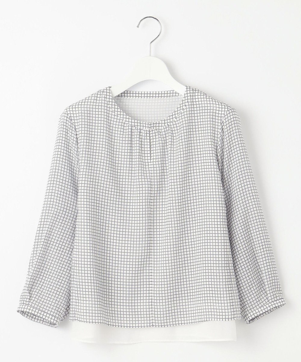 J.PRESS LADIES チェックプリント カットソー 