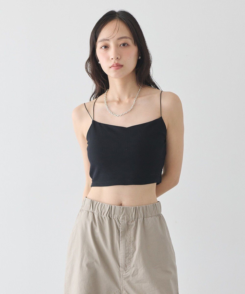 earth music&ecology カップ付ショート丈キャミソール 