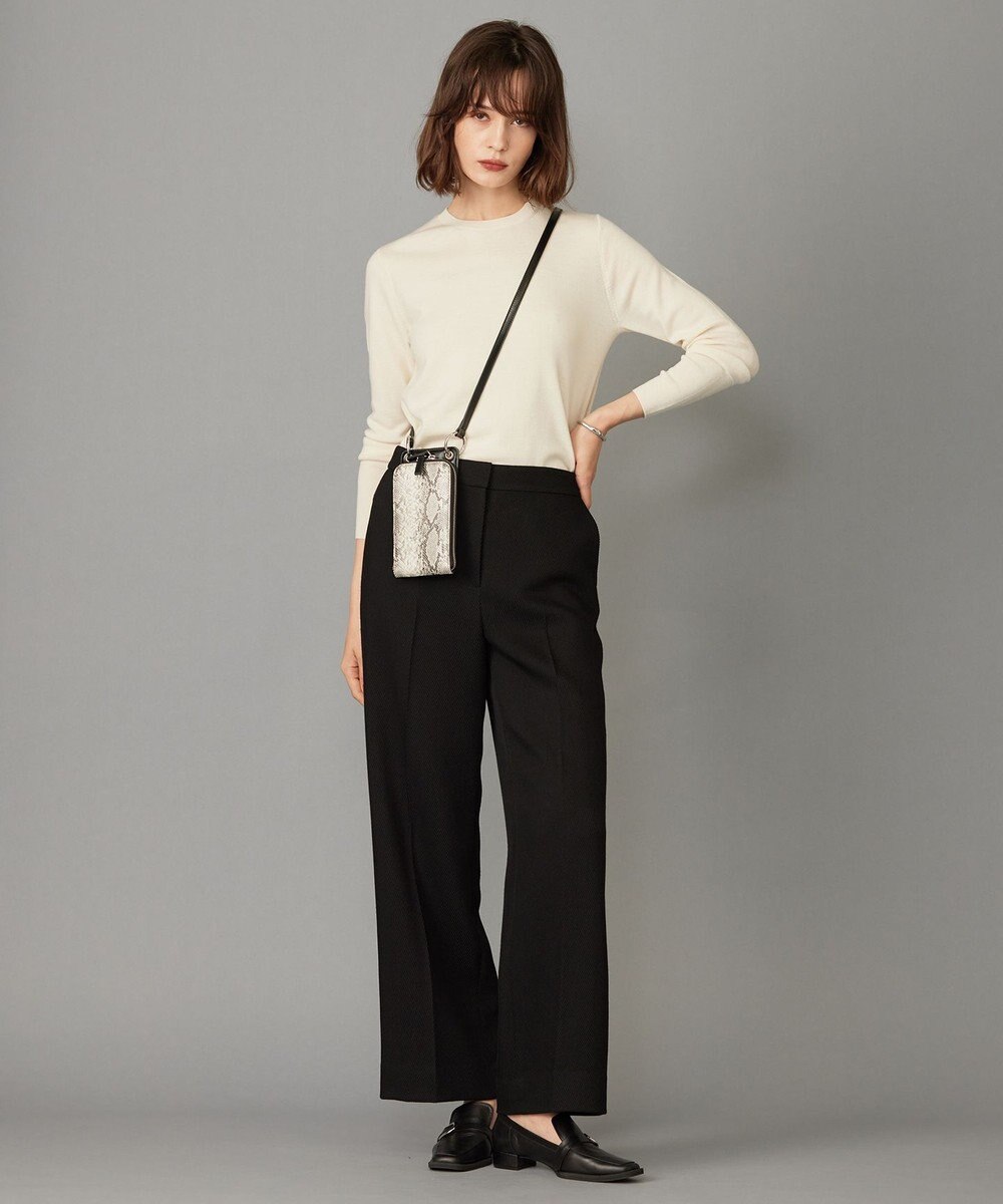 ICB 【洗える】エクストラファインメリノ クルーネックプルオーバー 