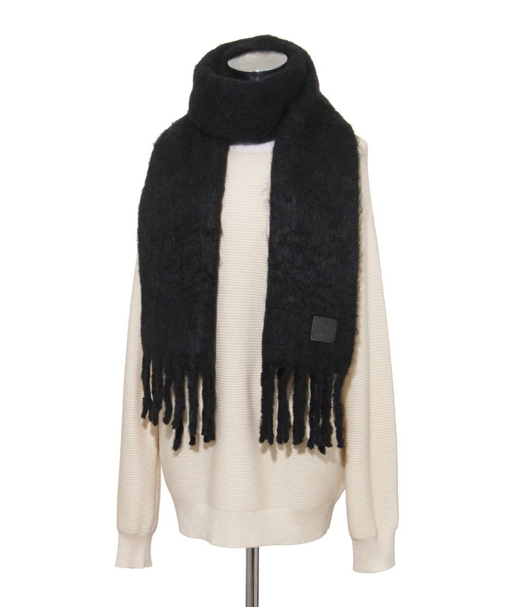 MOONBAT 【WEB限定】FURLA ウール混 ボリューム無地マフラー/幅25cm 