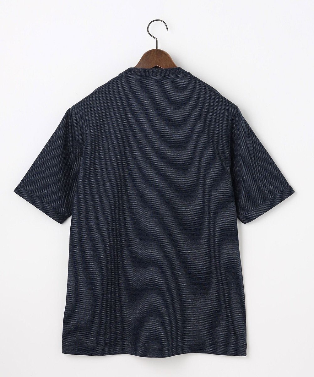 JOSEPH ABBOUD 【フランス産リネン×尾州の技術・清涼感】ノルマンディリネントップジャージー Vネック Tシャツ 