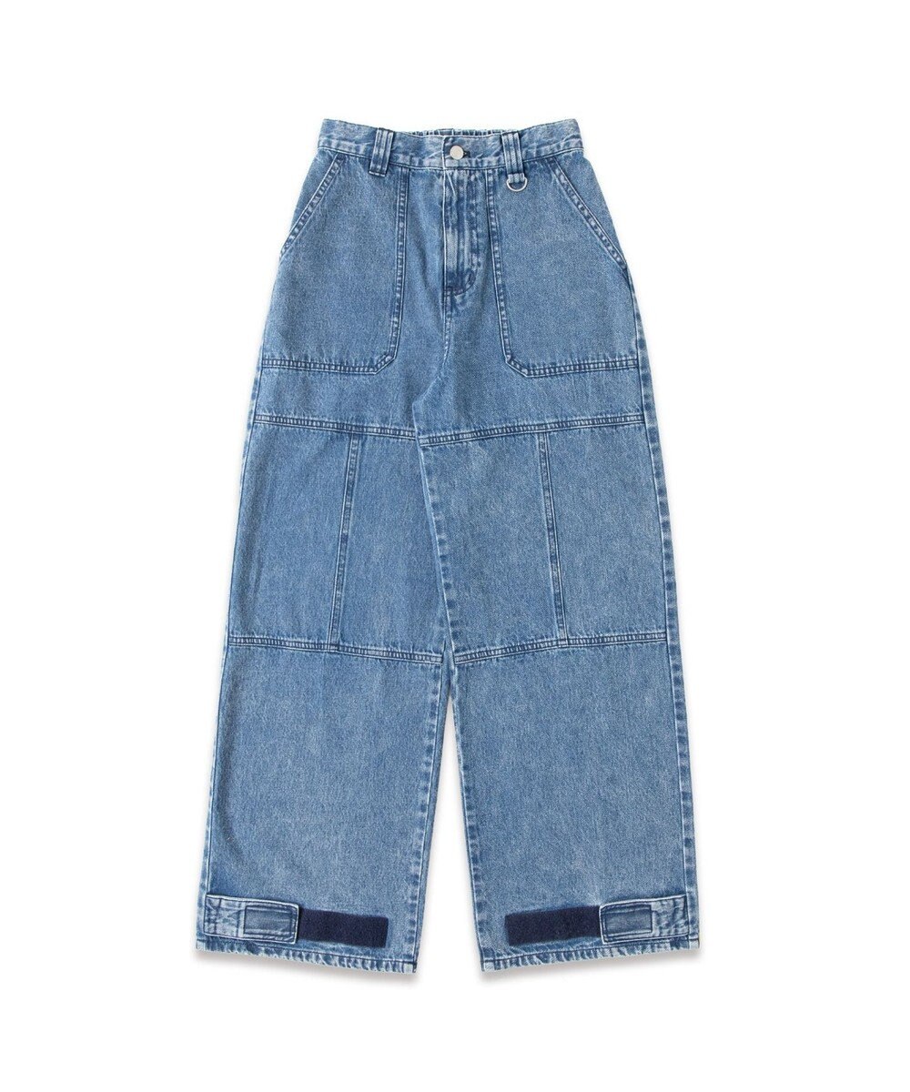 WEGO デニムベイカーステッチパンツ 