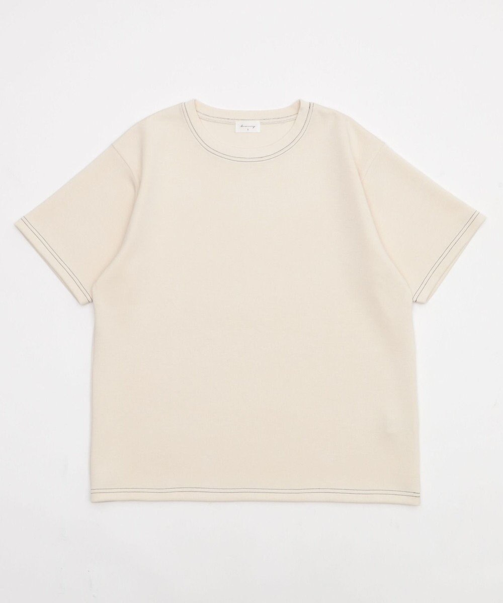 WEGO 【ユニセックス着用ITEM/MLサイズ展開】カラーステッチT（SS） 