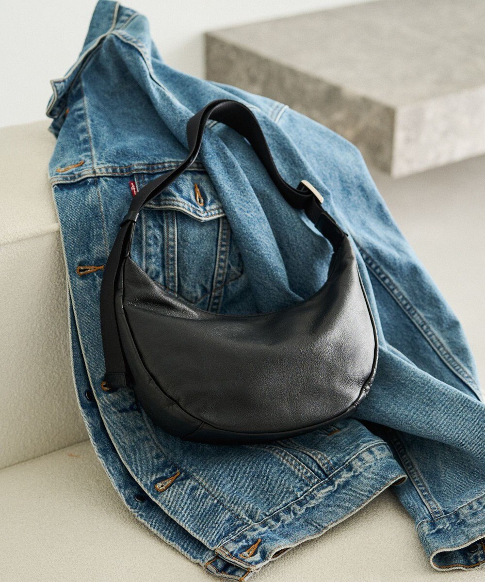 russet ＜ブランド人気No.1ショルダー＞ソフトレザーラウンドショルダーバッグ(CE-1326-WEB) 