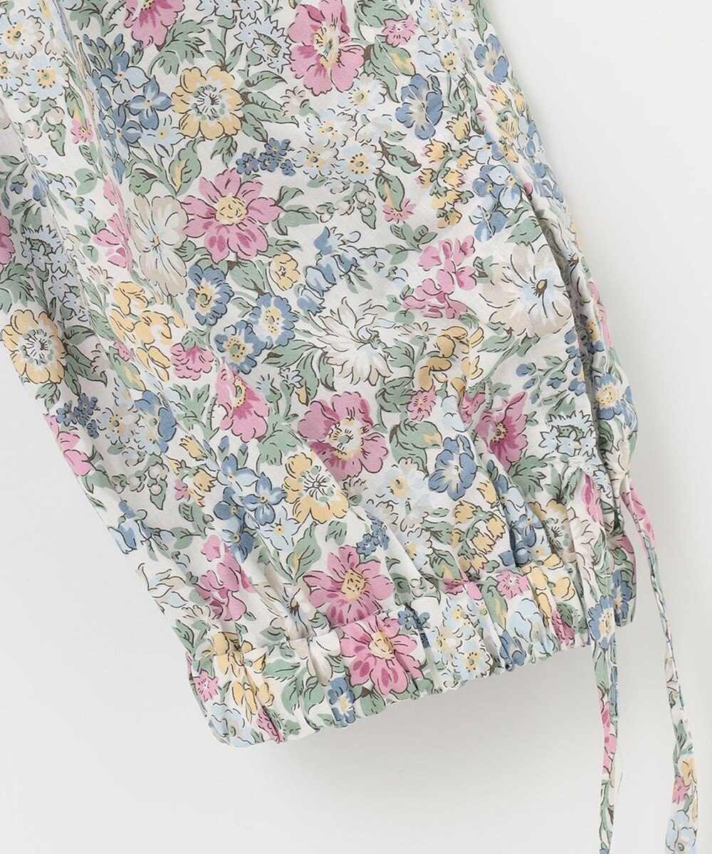 J.PRESS LADIES 【洗える】 LIBERTY Honeydew/Kate&Mil スタンドカラー ブラウス 