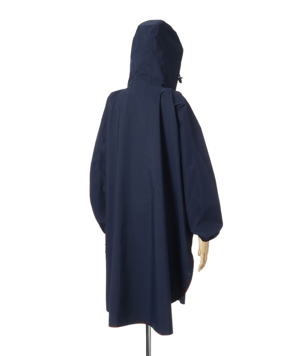 MOONBAT POLO RALPH LAUREN レインポンチョ 透湿撥水 無地×チェック 75デニール 収納袋付 