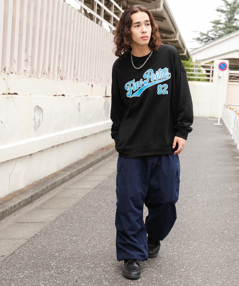 WEGO アクセ付きグラフィックプルオーバー 