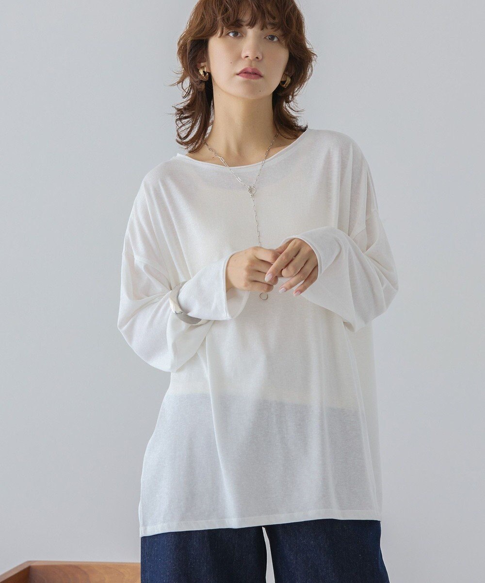 AMERICAN HOLIC スラブ天竺シアープルオーバー 