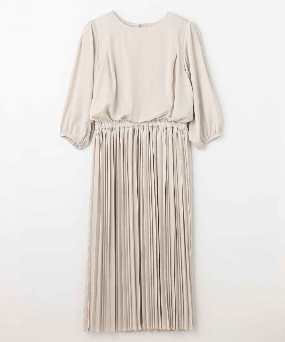 ANY 【ウエストゴム】プリーツワンピース 