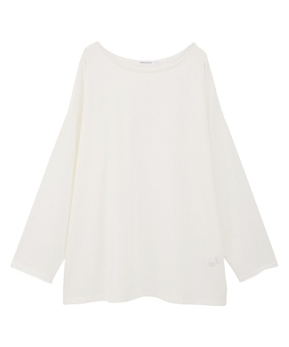 AMERICAN HOLIC スラブ天竺シアープルオーバー 