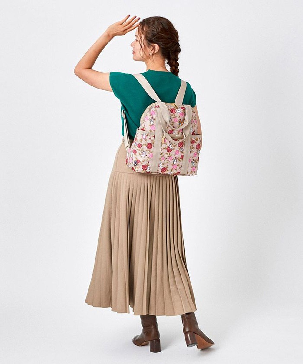 DOUBLE TROUBLE BACKPACK/アリストキャットフラワー, アリストキャットフラワー, F
