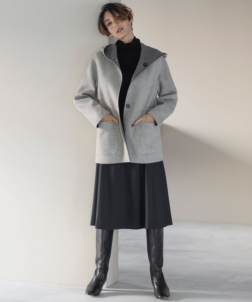 J.PRESS LADIES アクアレジェンドウールジャージー スカート 