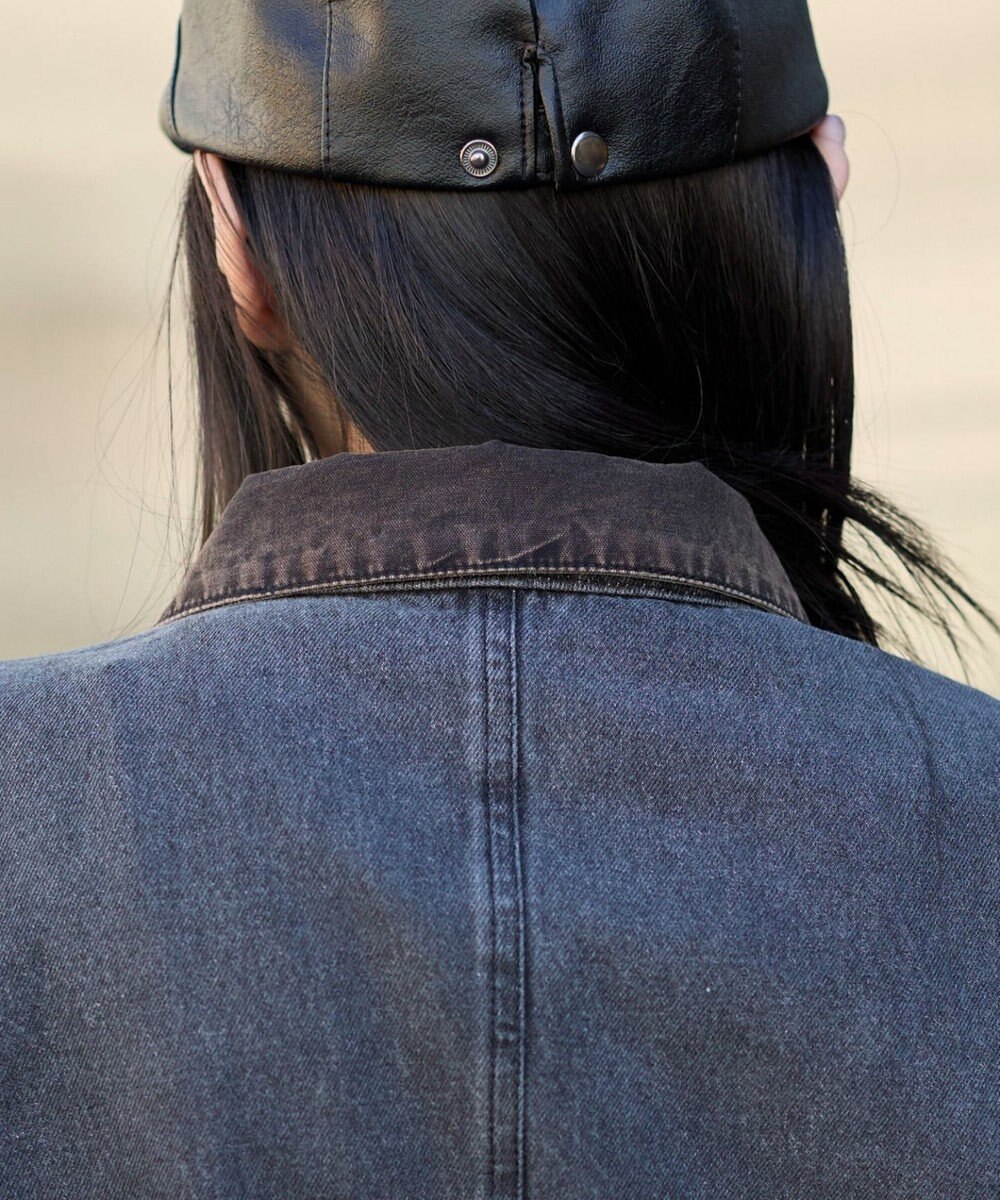 WEGO ワーカーズWジップデニムブルゾン 