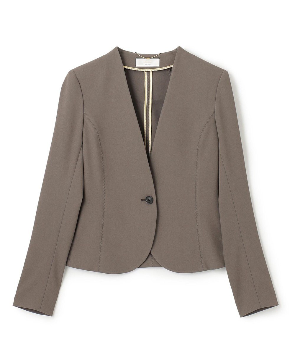 BEIGE， LUIZA / ノーカラージャケット 