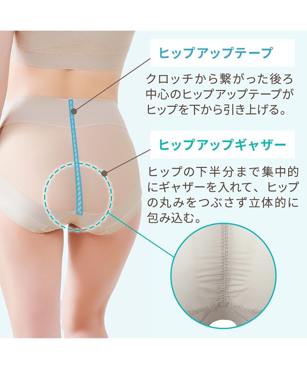 BRADELIS New York 【Yukine inc. 】ゆきねえモアソフト快適ショーツ23  蒸れにくい補正ショーツ 