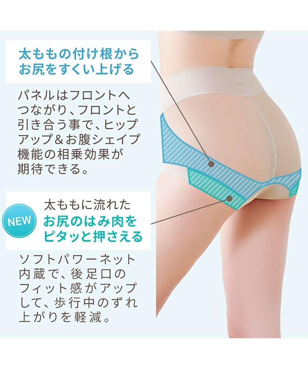 BRADELIS New York 【Yukine inc. 】ゆきねえモアソフト快適ショーツ23  蒸れにくい補正ショーツ 