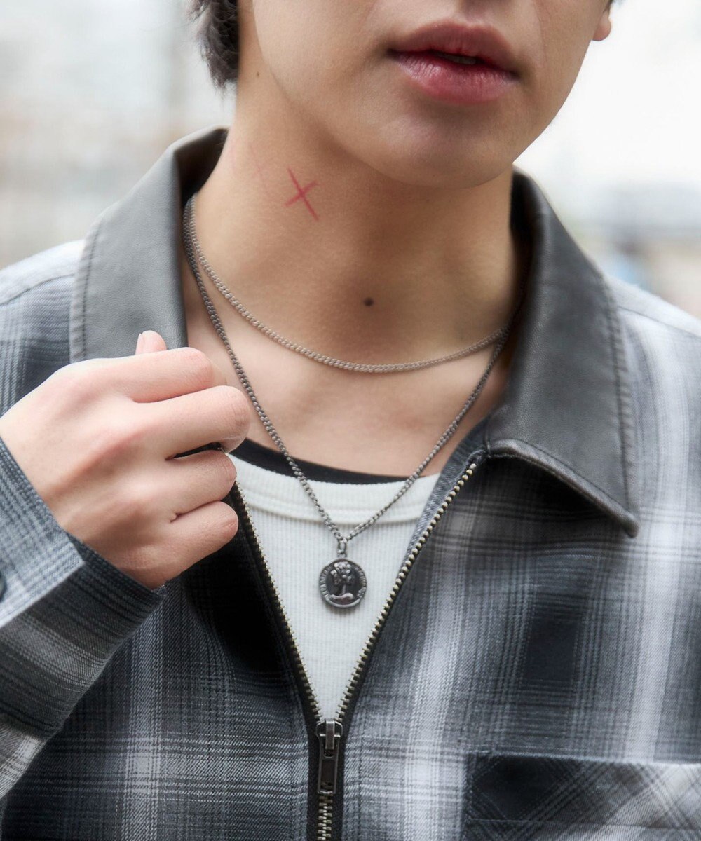 WEGO 【ユニセックス着用ITEM】オンブレチェックシャツジャケット 