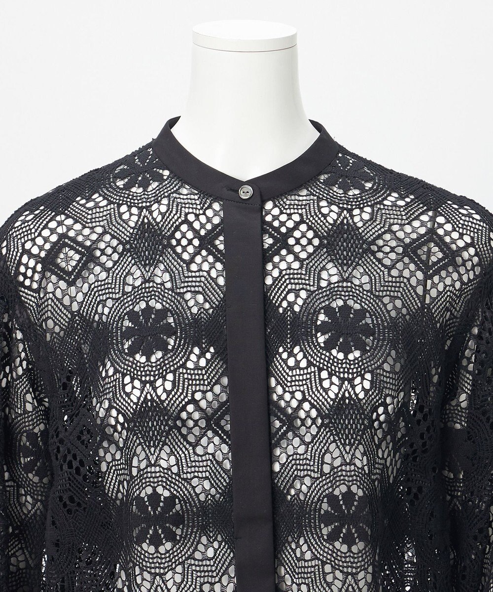 23区 【GOLD LABEL】モチーフレース シャツ ブラウス 