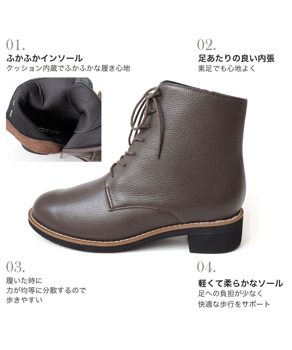 Pointer 本革レースアップブーツ 